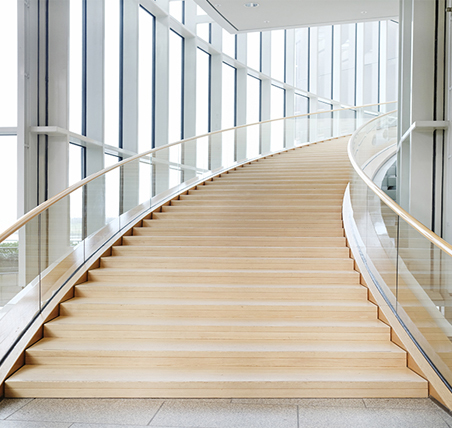 Commercial Glass Railings for Stairs
